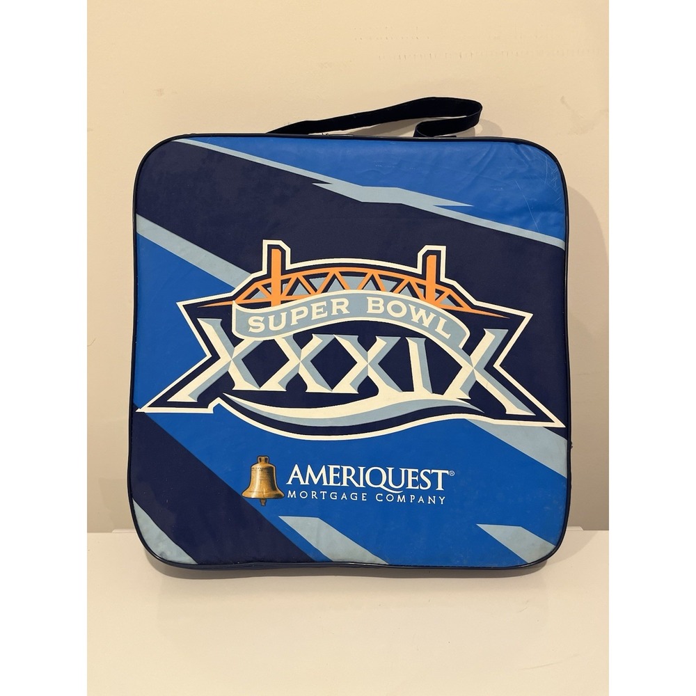 Super Bowl XXXIX 2005 Patriots Eagles Ameriquest Seat Cushion Bag NFL